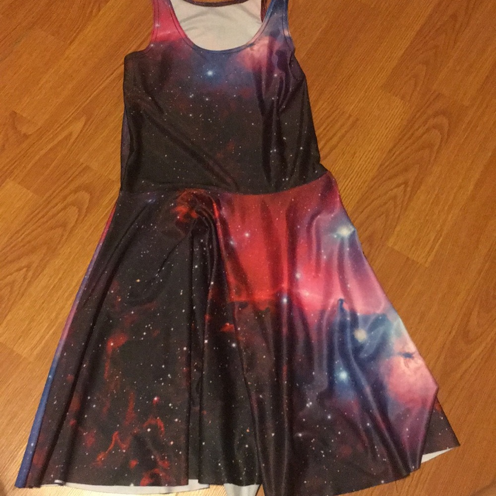 Galaxy skater dress